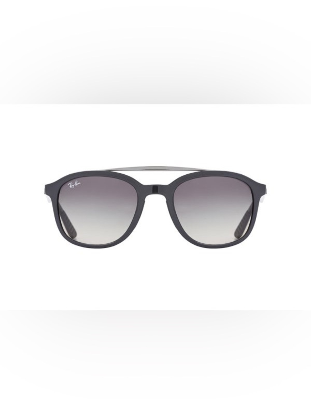 Ray-Ban Double Bridge Sunglasses with Gradient Gray Lenses